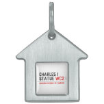 charles i statue  Pet Tags