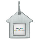 keep calm 
 and 
 love chemistry  Pet Tags