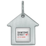 Shimtonic Street  Pet Tags