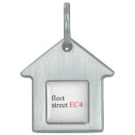 fleet  street  Pet Tags