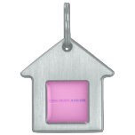 coral cresent  Pet Tags