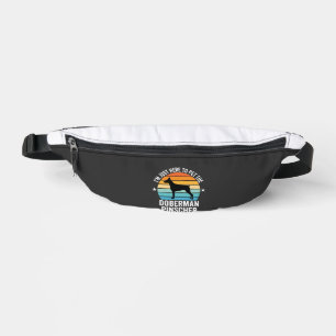 Pet The Doberman Pinscher Retro Fanny Pack