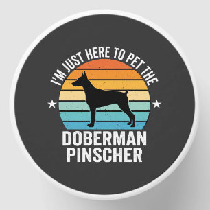 Pet The Doberman Pinscher Retro Mini Candle Favors