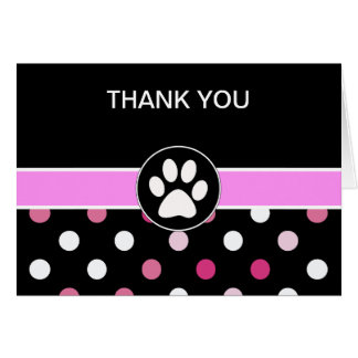 Pet Theme Business Thank You Cards