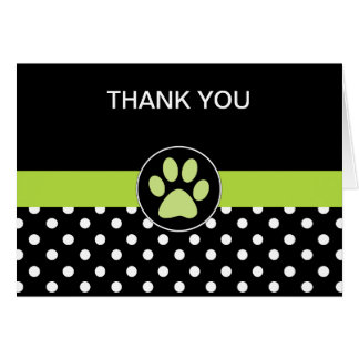 Pet Theme Business Thank You Cards