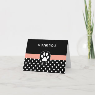 Pet Theme Business Thank You Cards