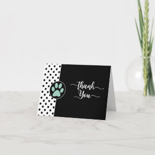 Pet Theme Thank Yous You Card