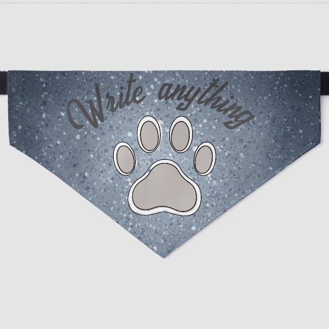 Pet tie bandana collar (Front)