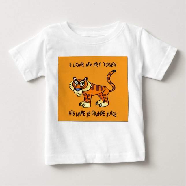 PET TIGER TODDLERS FINE JERSEY T-SHIRT (Front)