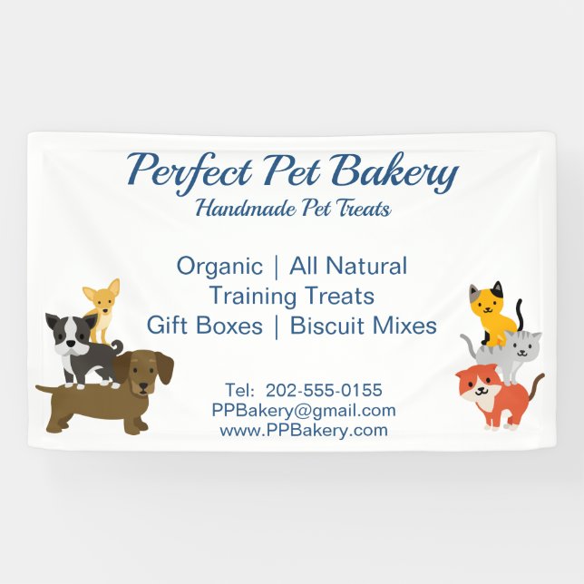Pet Treat Supplies Business Banner (Horizontal)
