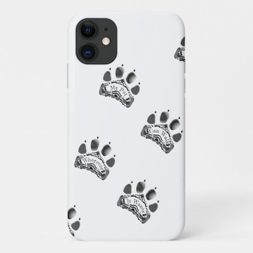 Pet Walk Words iPhone 11 Case