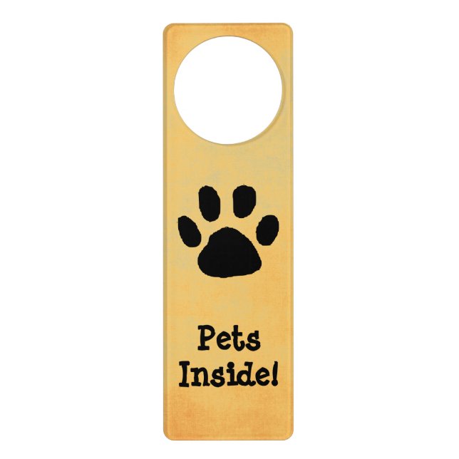 Pet Warning Door Sign (Front)