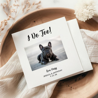 Pet Wedding Cocktail Napkins
