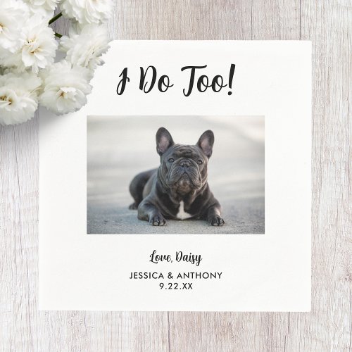 Pet Wedding Cocktail Napkins