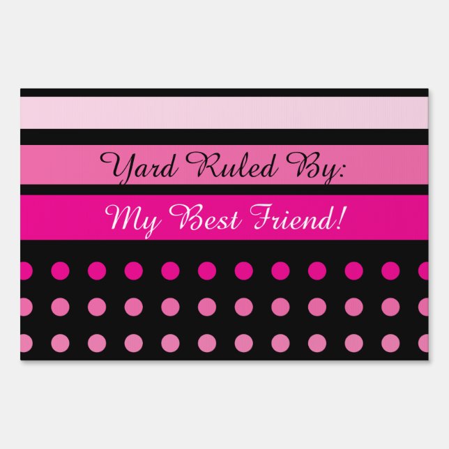 Pet Yard Sign (Front)