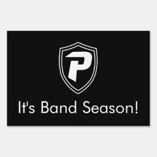 Petal Band Boosters Trademark Yard Sign