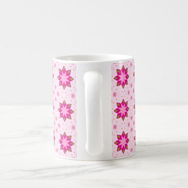 Petal Blossom Confetti pattern  Coffee Mug (Handle)