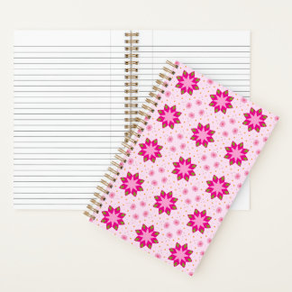 Petal Blossom Confetti pattern Notebook