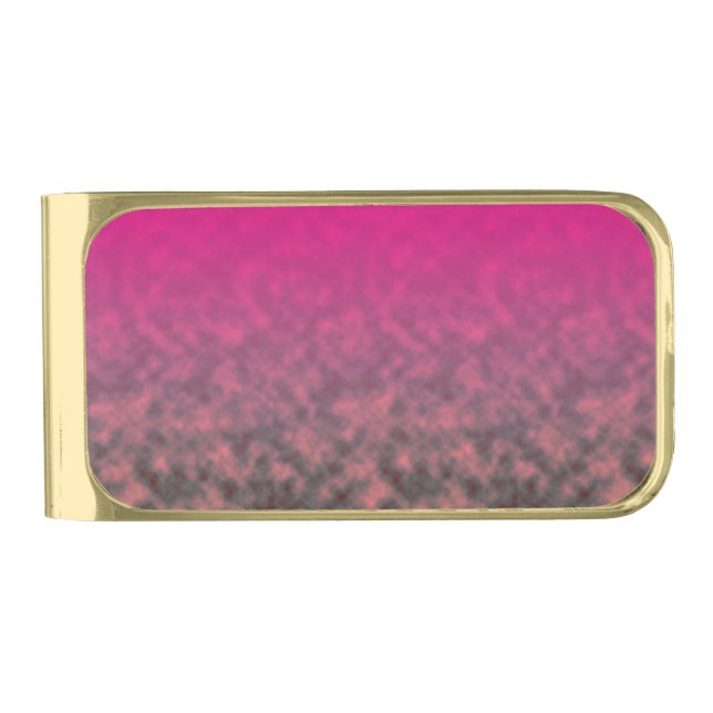 Petal Collapse Gold Finish Money Clip (Front)