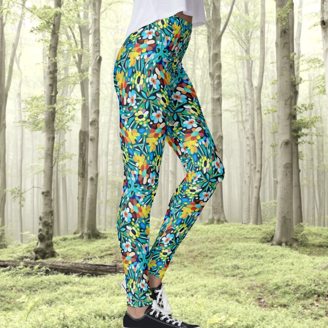 Petal Party Pattern Leggings (Creator Uploaded)