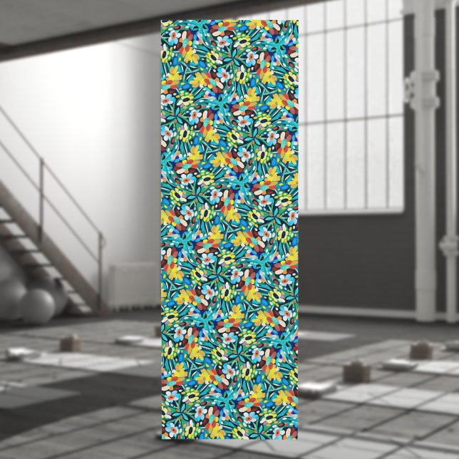 Petal Party Pattern Yoga Mat (Creator Uploaded)