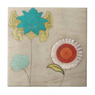 Petal Patterns I Ceramic Tile