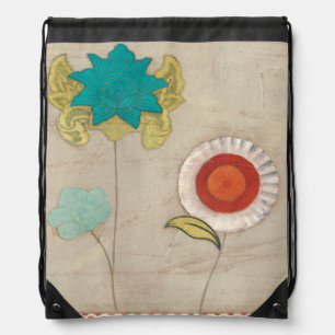 Petal Patterns I Drawstring Bag