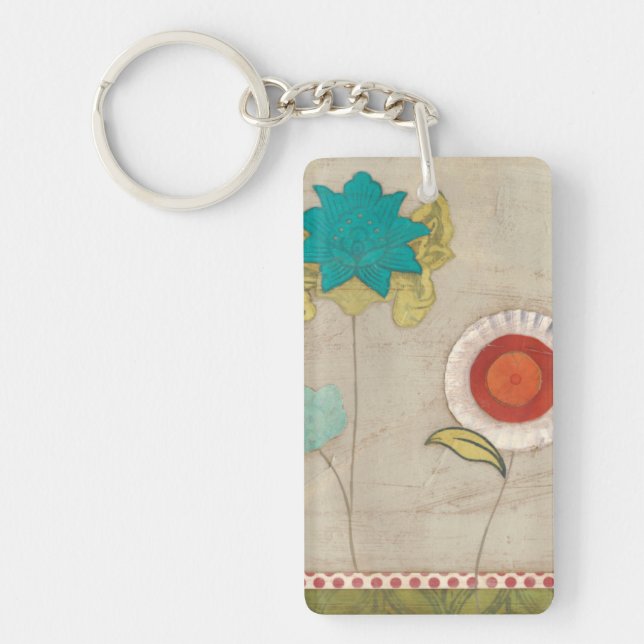 Petal Patterns I Keychain (Front)