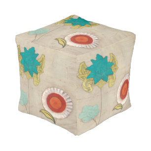 Petal Patterns I Pouf