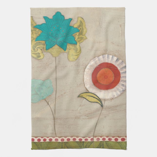 Petal Patterns I Towel (Vertical)