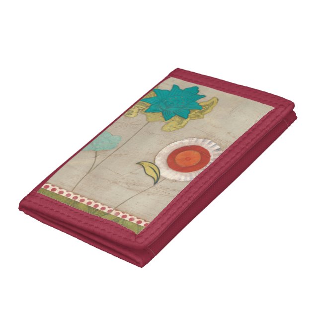 Petal Patterns I Trifold Wallet (Bottom)