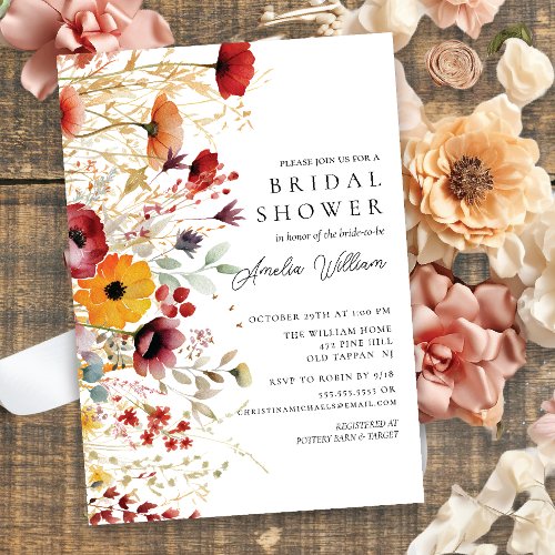 Petal Perfection Bridal Shower Invitation