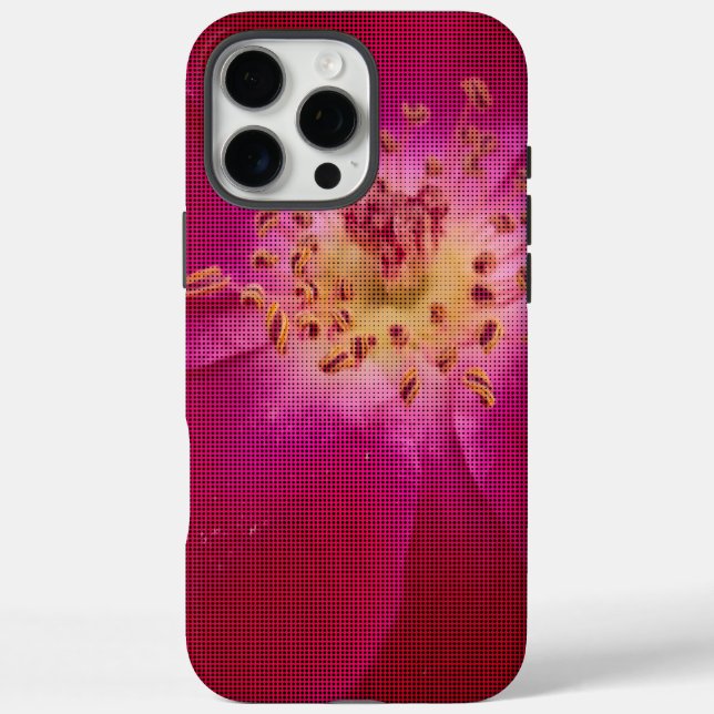 Petal Perfection: Checkered Rose Petal Pattern Art Case-Mate iPhone Case (Back)