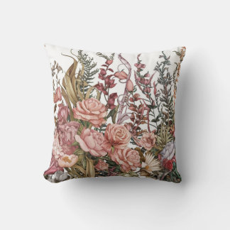Petal Perfection: Floral Throw Pillow