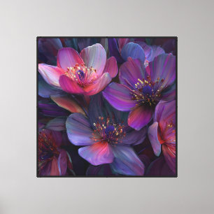 Petal Prism Abstract Floral Canvas Print
