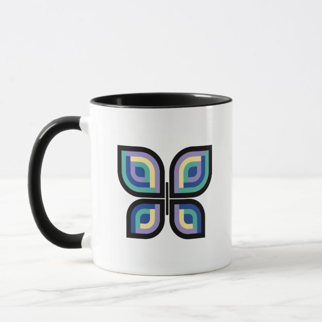 Petal Prism Butterfly Mug (Left)