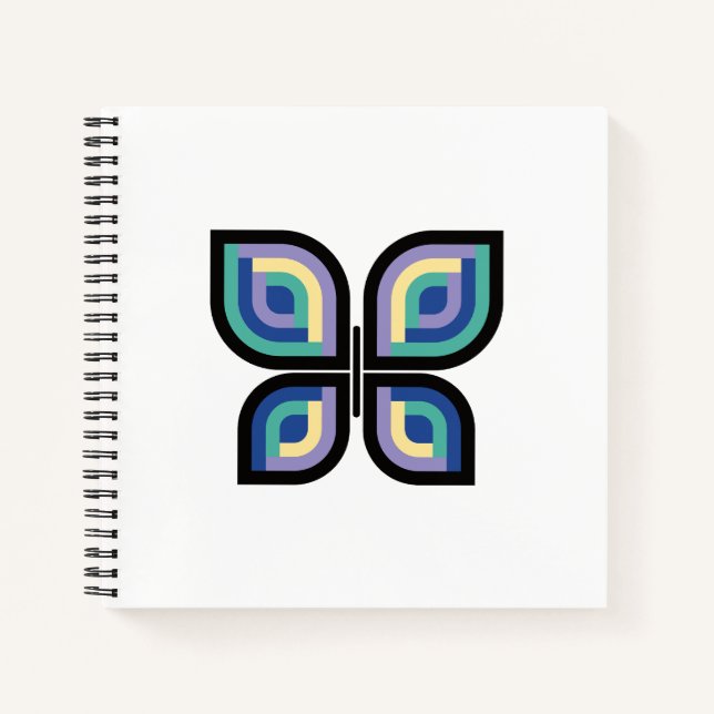 Petal Prism Butterfly Notebook (Front)