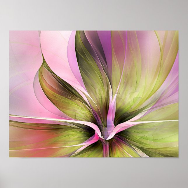 Petal Profusion Delicate Tranlucent Flower Poster (Front)