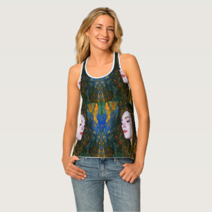 “Petal Serenity” - Women In Water Tank Top