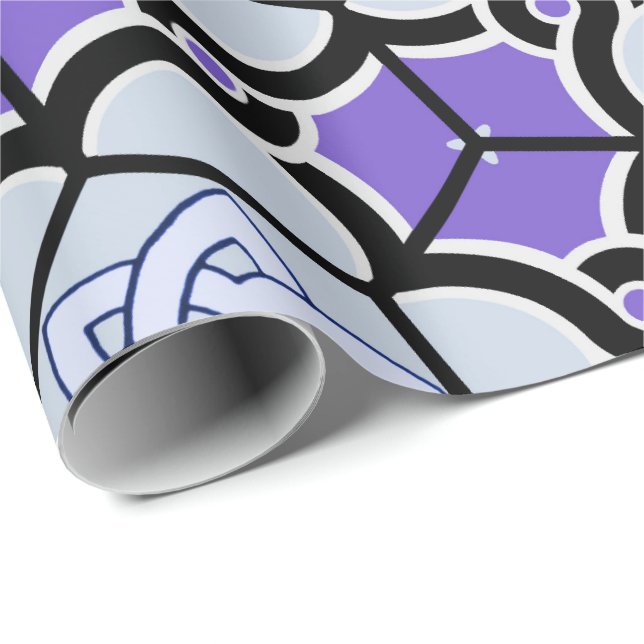 Petal Star Weave Wrapping Paper (Roll Corner)