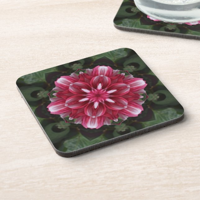Petal Symphony Beverage Coaster (Left Side)