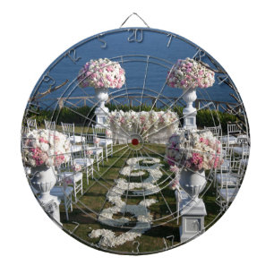Petal-Wedding-Aisle-Runners-20 Dart Board