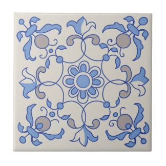 Petal Whimsy Ceramic Tile