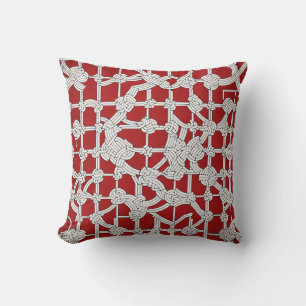 Petale de Vie: Traditional Vietnamese Tessellation Throw Pillow
