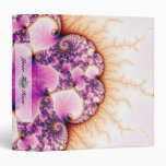 Petallic - Fractal Art 3 Ring Binder