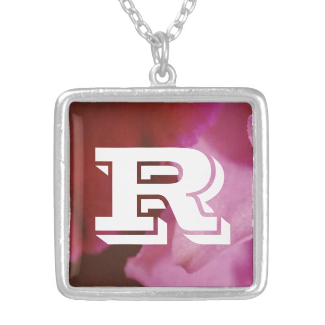 Petalpalooza • Pink Silver Plated Necklace (Front)