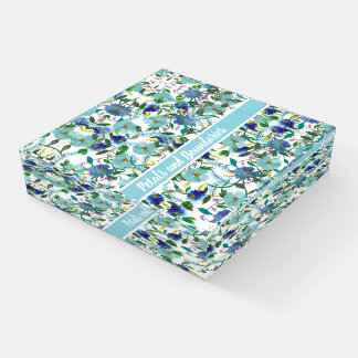 Petals and Boundaries florals for empowered women Paperweight
