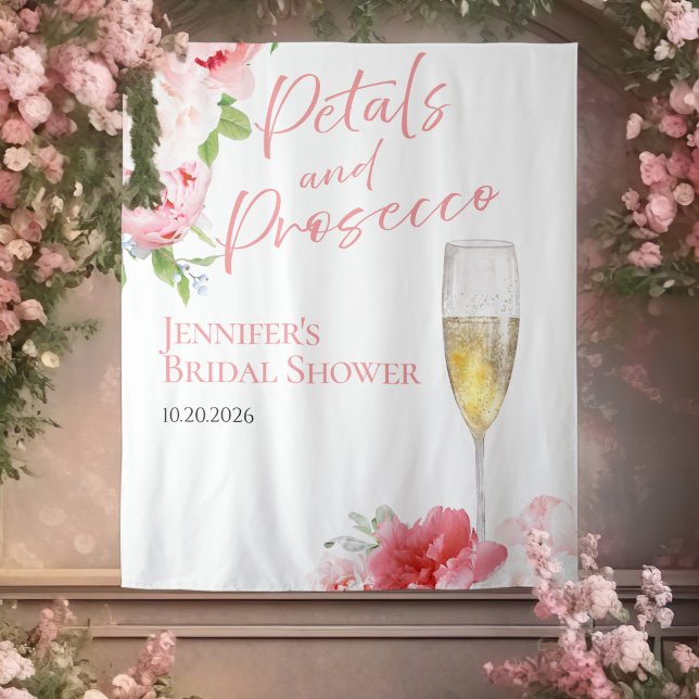 Petals and Prosecco | Bridal Shower Backdrops (Creator Uploaded)