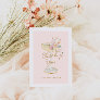 Petals and Prosecco Bridal Shower Thank You Card