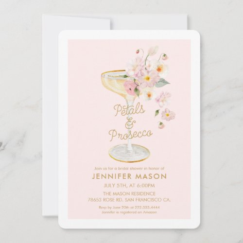 Petals and Prosecco Floral Bridal Shower